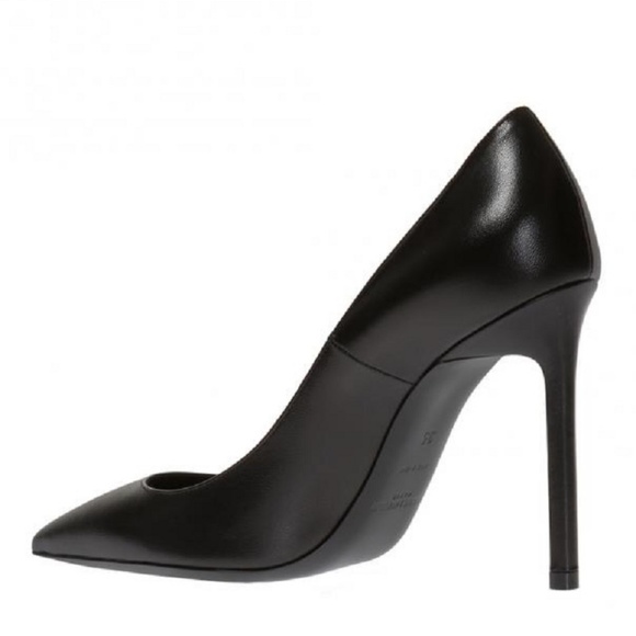 Saint Laurent Black 'Tripon' Leather Pumps - Picture 4 of 8